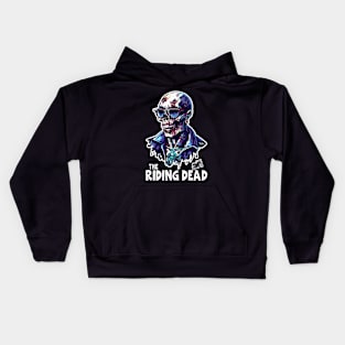 Zombie Rider, TV Show Comics Parody, Motorcycle, Biker Kids Hoodie